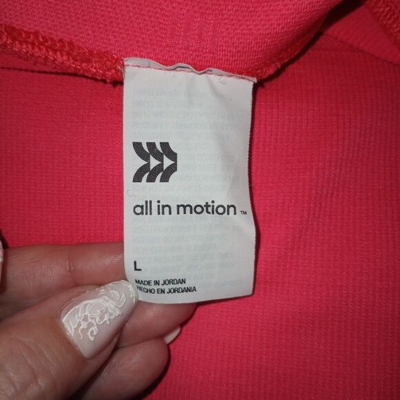All in Motion Coral/Pink Workout Set Sz.L EUC. - Picture 5 of 6